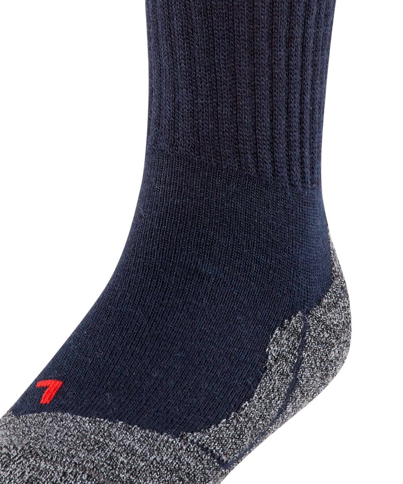 FALKE جوارب مشي دافئة نشطة للأطفال من فالك، صوف ميرينو، زرقاء (بحرية 6120)، 7-9، زوج واحد - Image 4